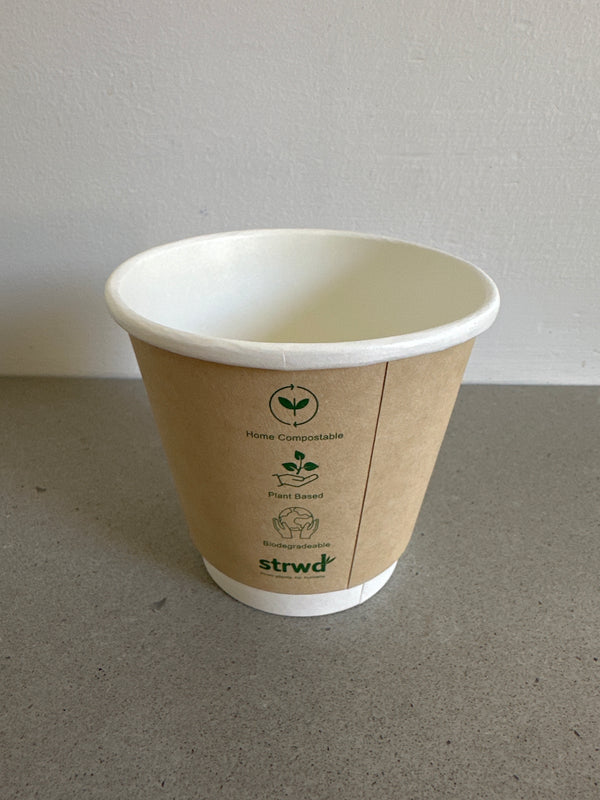 8oz double wall aqueous coffee cups